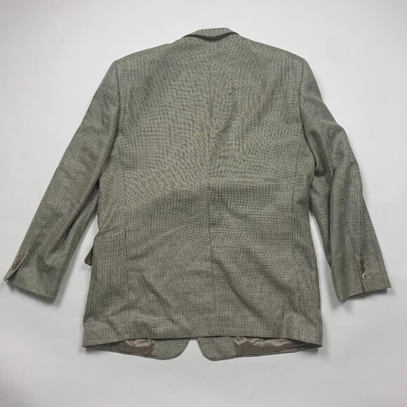 Jacobsons Mens Gray 40 R Sport Coat Notch Lapel Long Sleeve Pockets - Picture 2 of 9